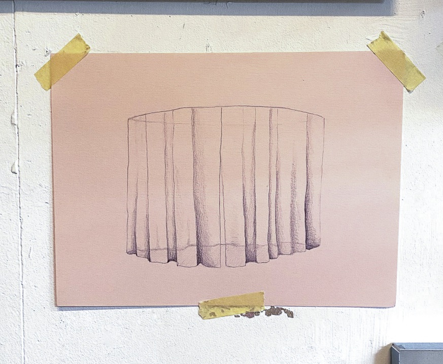 Studio Work in progress for Chaste Diva 2025. Courtesy of the artist.